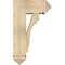 Ekena Millwork Merced Arts and Crafts Rough Sawn Bracket w/ Offset Brace, Douglas Fir, 8"W x 18"D x 30"H BKT0806X18X30MRC03RDF - alternate 2